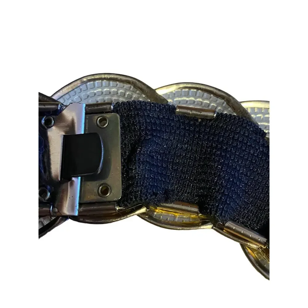 Women's Layered Beveled Metal Belt 26-36